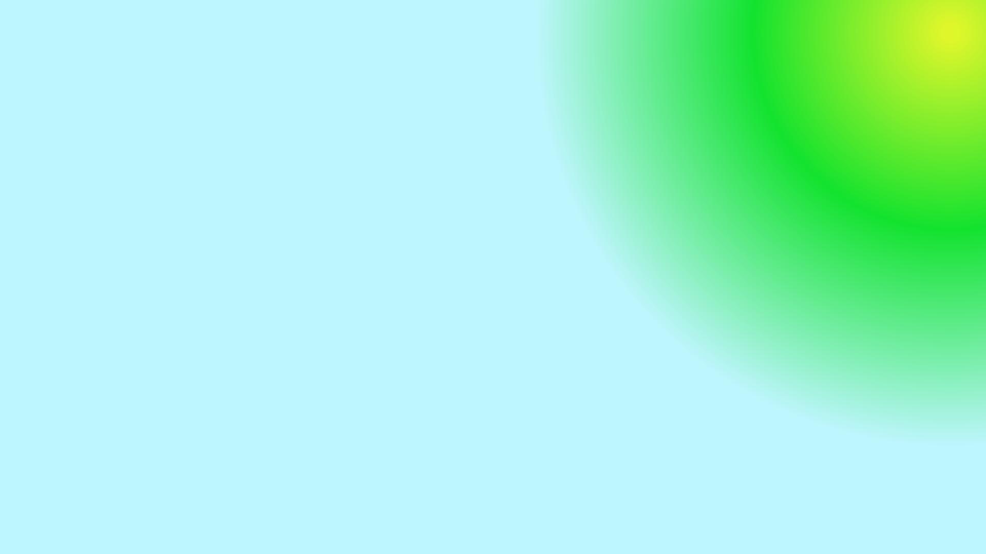 blue to yellow green Gradient