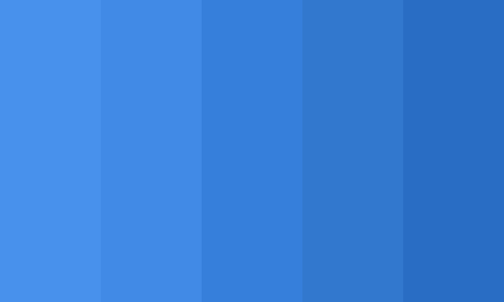 Bright Blue Shades Color Palette Html Colors