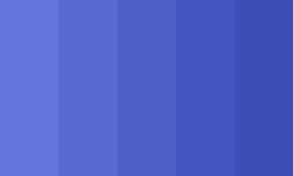 Pure Blue Shades Color Palette Html Colors